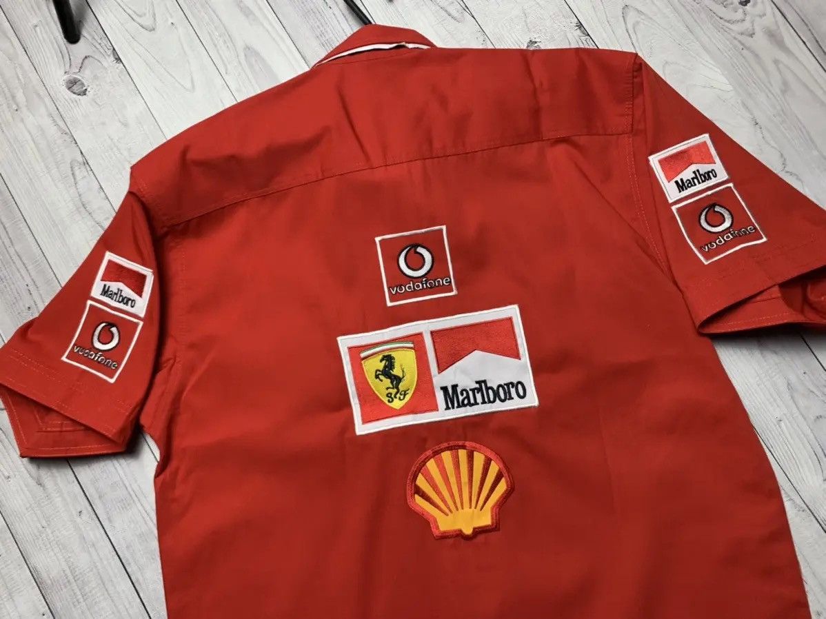 Marlboro Vintage Ferrari Shirt Marlboro Vodafone Racing big logos XL Size US XL / EU 56 / 4 - 2 Thumbnail