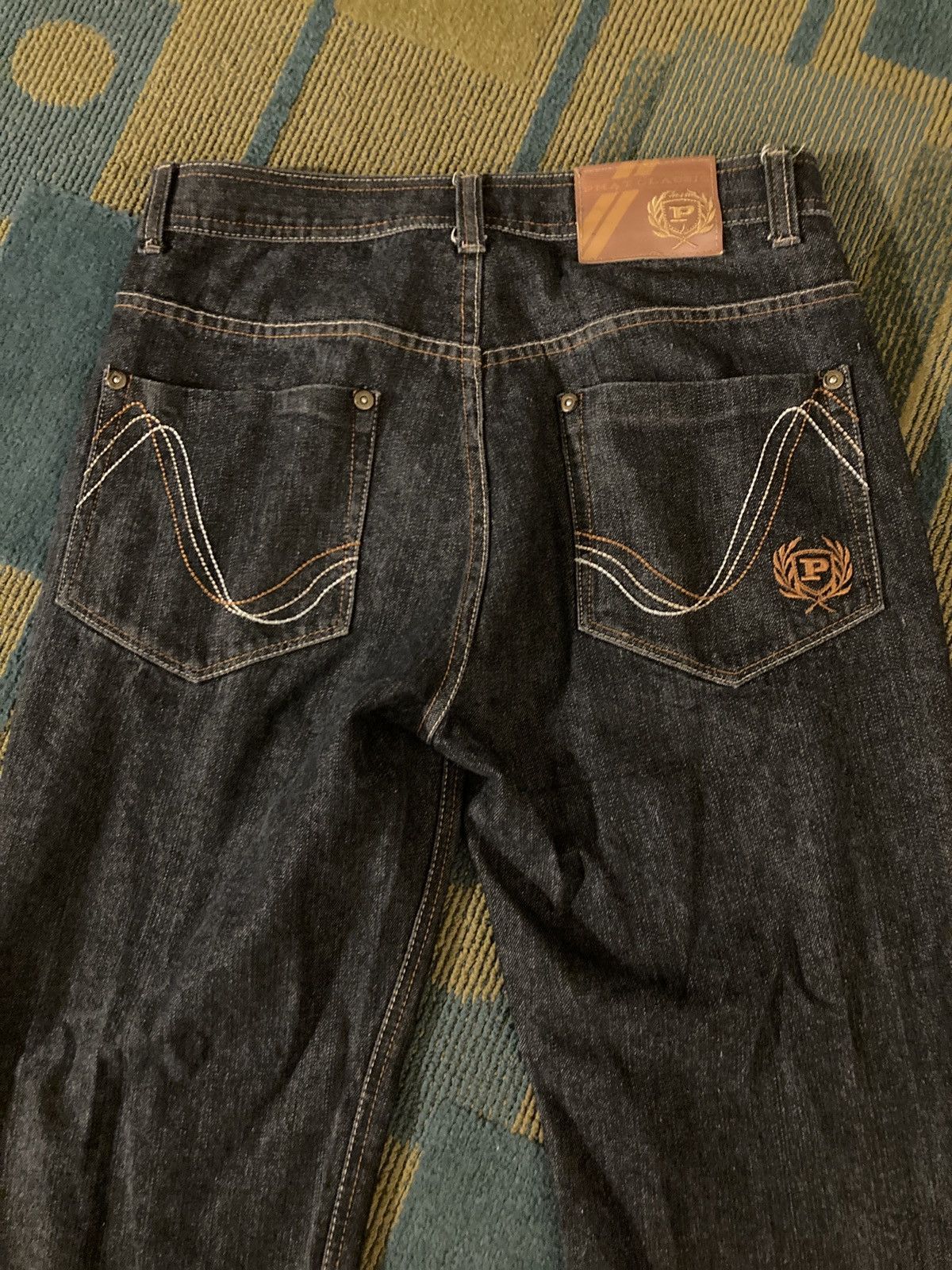 Phat Farm × Vintage VTG Phat Farm Y2K baggy denim 32x34 Size US 32 / EU 48 - 1 Thumbnail
