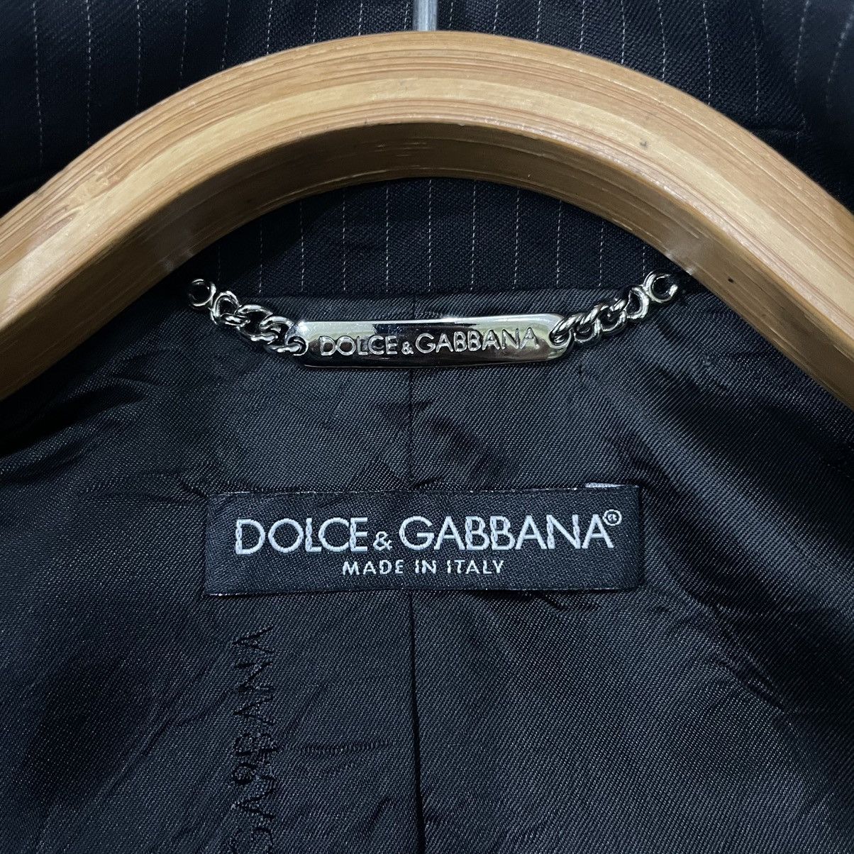 Dolce & Gabbana Runway Dolce & Gabbana Pinstripe Jumpsuit Size S / US 4 / IT 40 - 22 Thumbnail