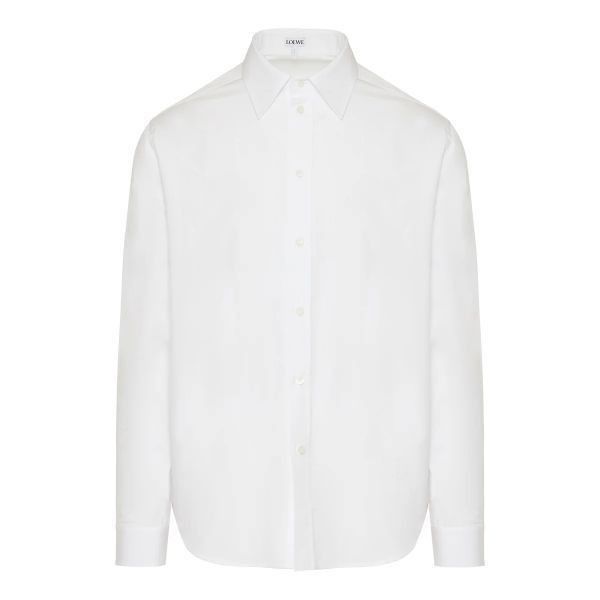 Shirt In Cotton in White, Men's (Size M)