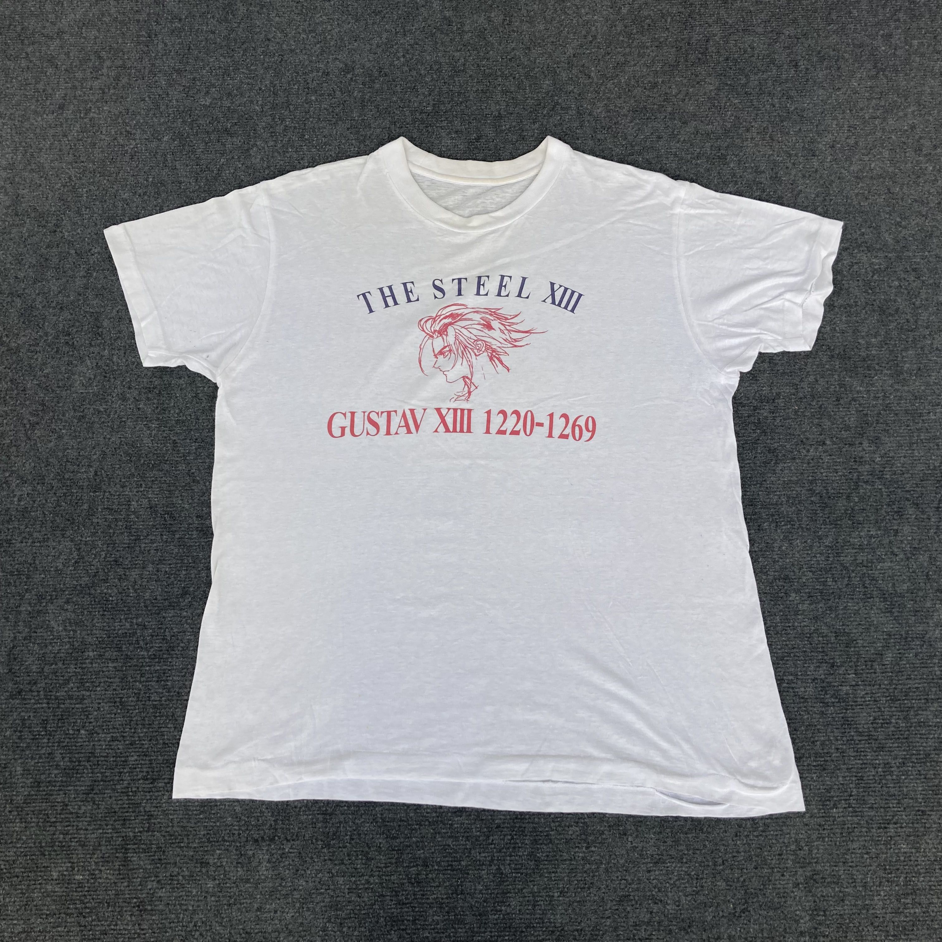 Japanese Brand Vtg Saga Frontier 2 Gustave XIII Tomomi Kobayashi T shirt Size US M / EU 48-50 / 2 - 1 Thumbnail