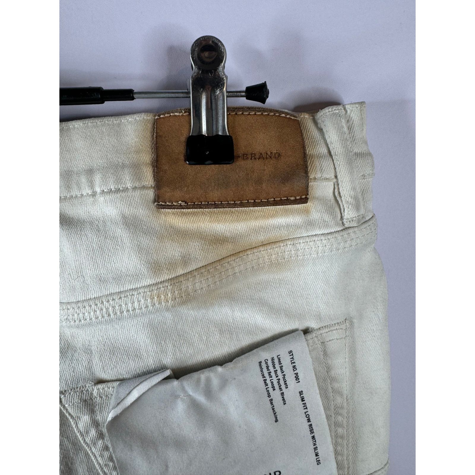 Purple Brand Purple Jeans White White Stripe Used 32 Size US 32 / EU 48 - 3 Thumbnail