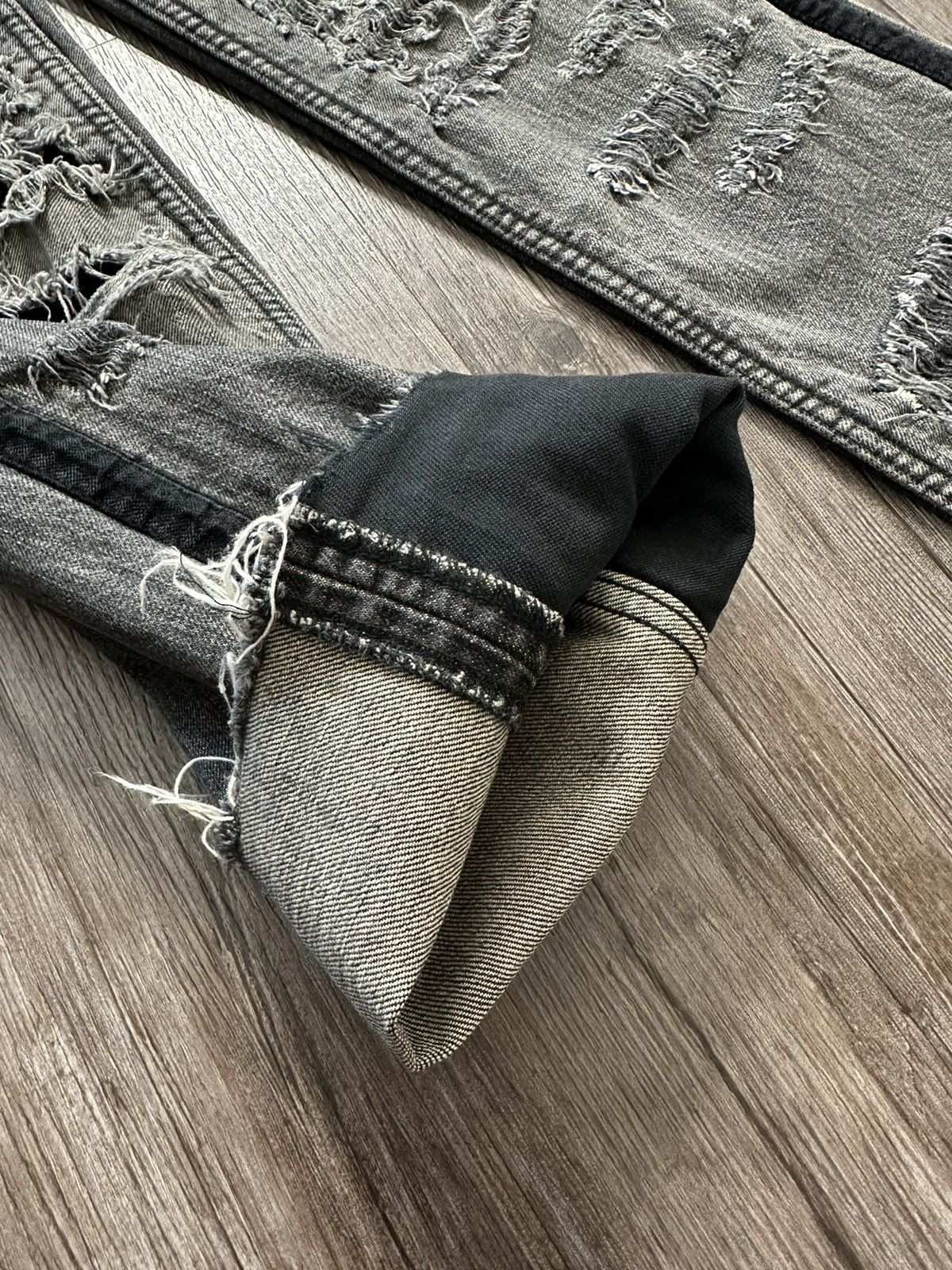 Undercover Undercover AW 02 Crash Denim Jeans Size US 29 - 10 Thumbnail