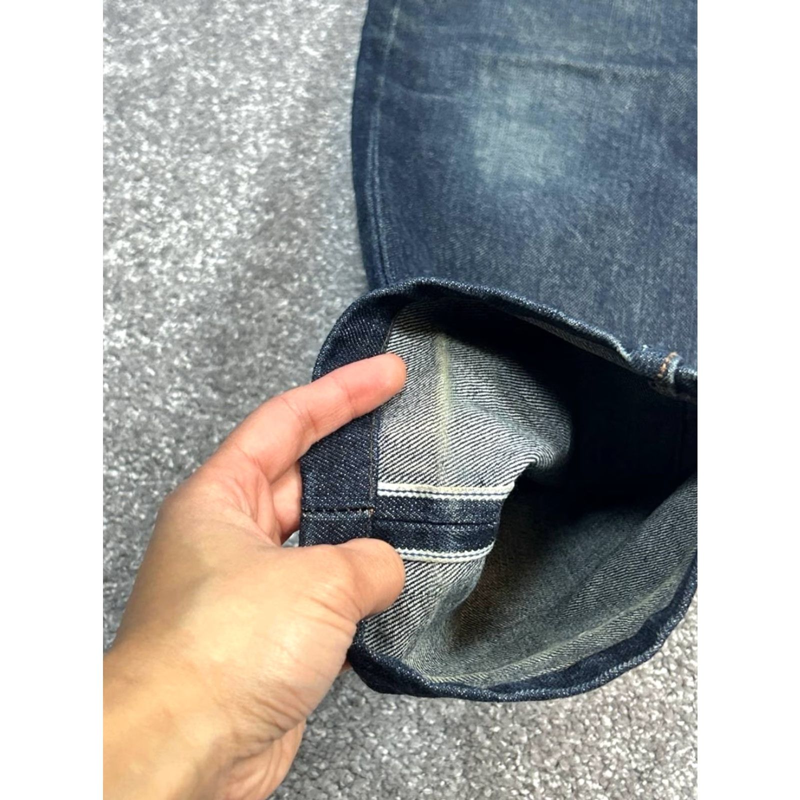 The Unbranded Brand The Unbranded Brand 14.5oz Selvedge Jeans Mens 33 Blue Skinny Straight 33x29 Jeans Men 33 Blue Skinny Straight 14.5oz Selvedge 33 Mens Size US 33 - 7 Thumbnail