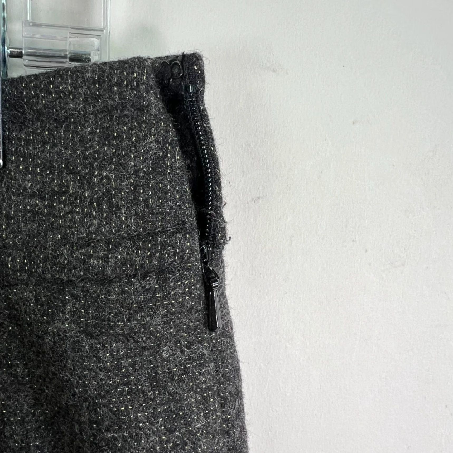 Eddie Bauer VINTAGE Eddie Bauer Flared Wool Blend Dress Pants Womens Size 4 Gray 33in Inseam Metallic Classic Size ONE SIZE - 4 Thumbnail