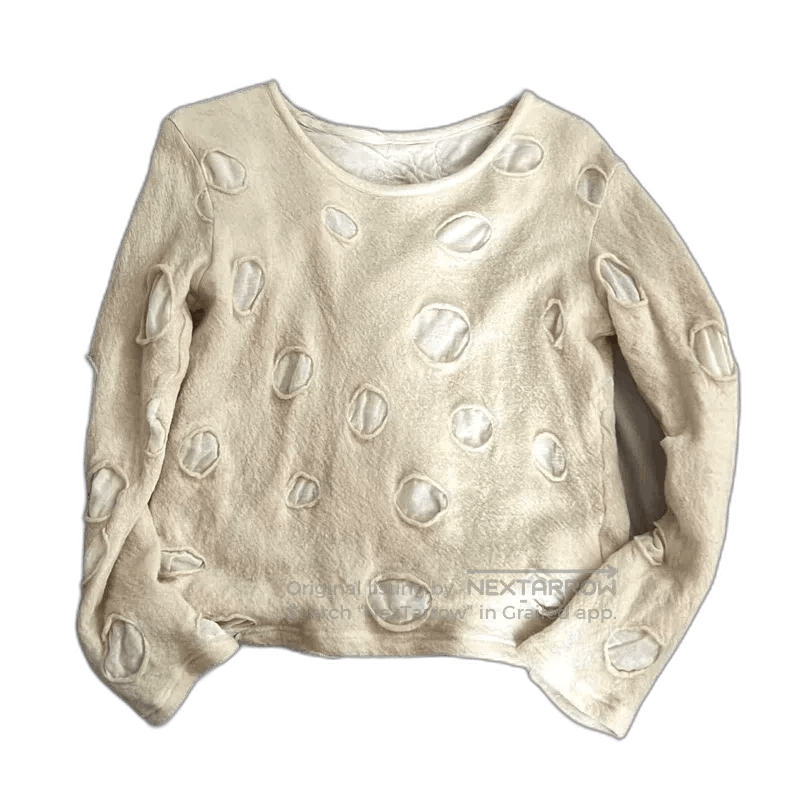 Yohji Yamamoto Yohji Yamamoto Y's Perforated Dot Sweater Size US S / EU 44-46 / 1 - 1 Thumbnail