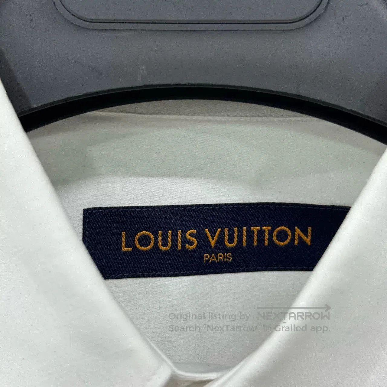 Louis Vuitton Louis Vuitton Embroidered Letter Shirt. Size US L / EU 52-54 / 3 - 4 Thumbnail