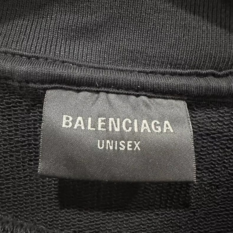 Balenciaga Balenciaga Black Phantom Pullover Long Sleeve Sweatshirt Size US M / EU 48-50 / 2 - 5 Thumbnail
