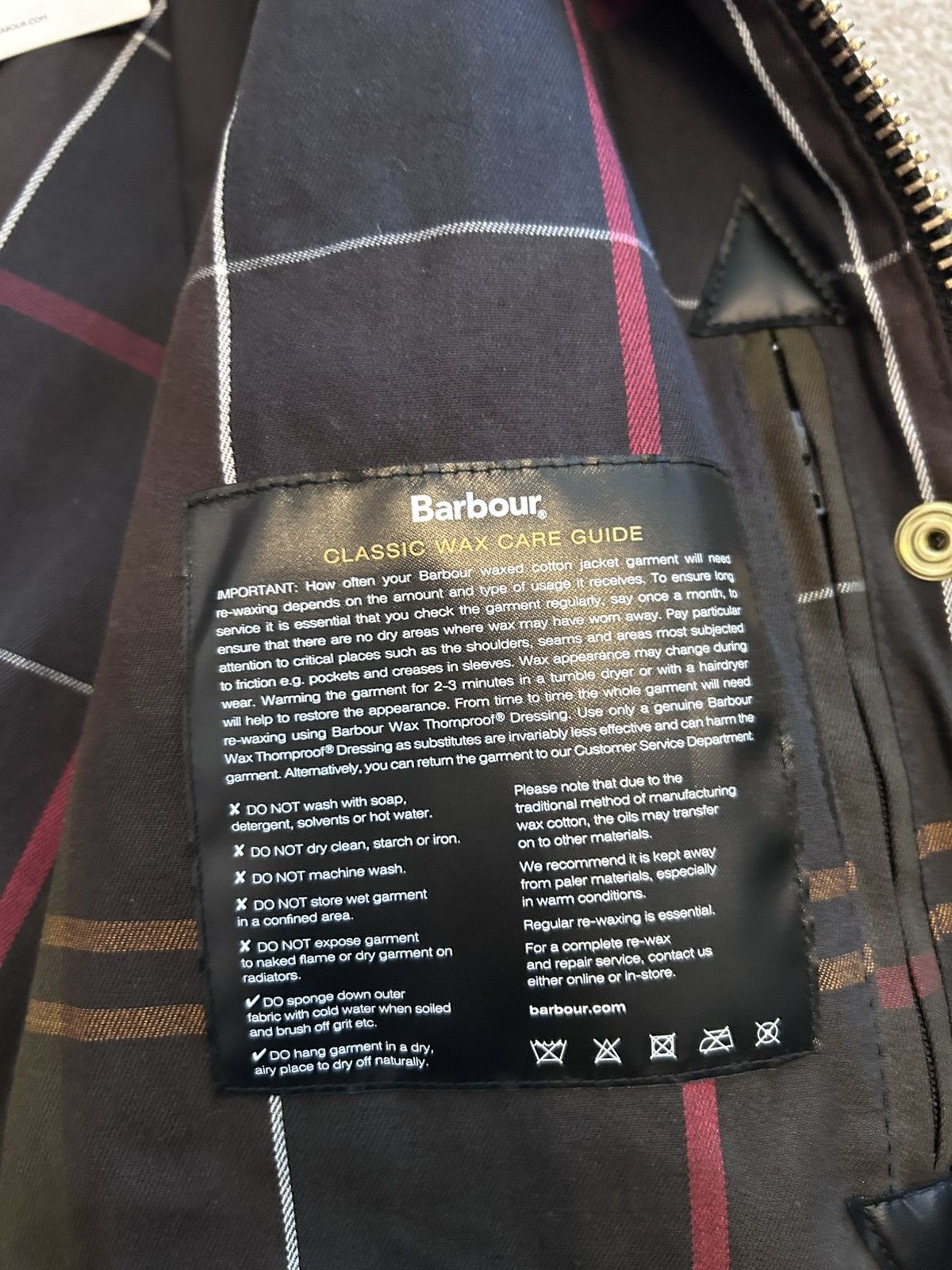 Barbour Ladies Barbour Wax Jacket Size S / US 4 / IT 40 - 6 Thumbnail