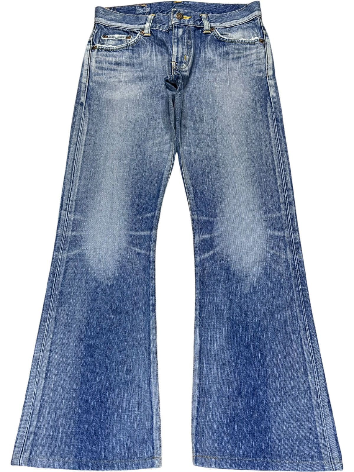 Edwin × Japanese Brand Vintage Japanese Edwin 503 Faded Wash Bootcut Flare Jeans Size 30" / US 8 / IT 44 - 1 Thumbnail