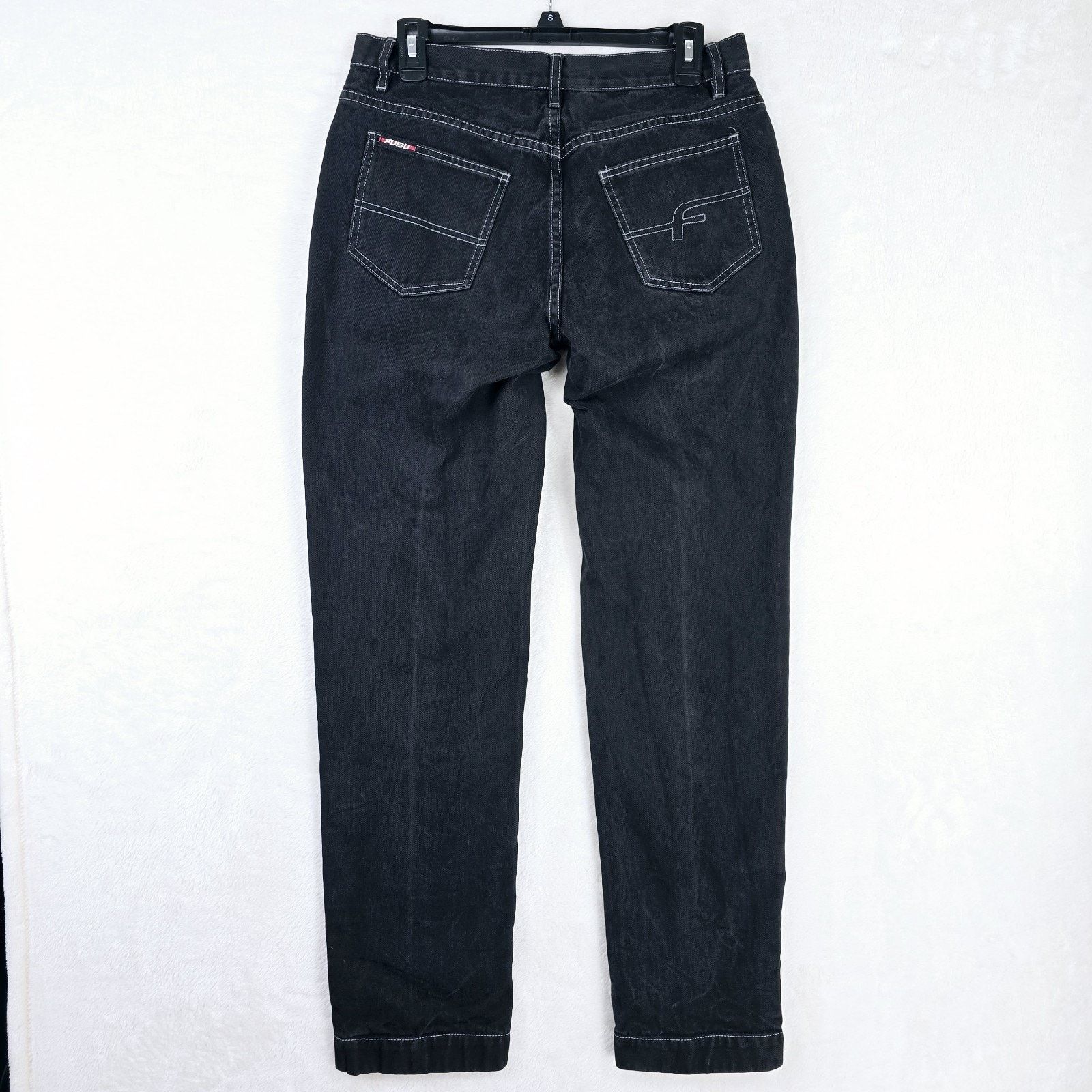 Fubu Vtg Fubu Women's Jeans Size 11/12 Black Denim 30x31 Y2K Size 34" / US 12 / IT 48 - 7 Thumbnail
