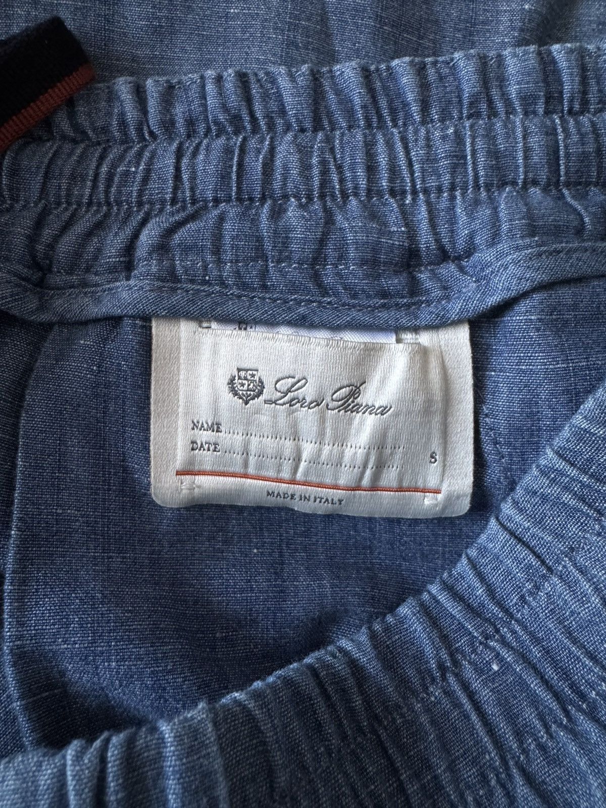 Loro Piana 🔥🔥 Loro Piana Blue Linen Pants Size US 30 / EU 46 - 6 Thumbnail