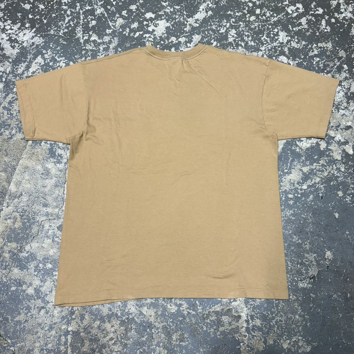 Unsound Rags Vintage Gap Tan Blank 90s Single Stitch Pocket Tshirt Size US M / EU 48-50 / 2 - 6 Thumbnail