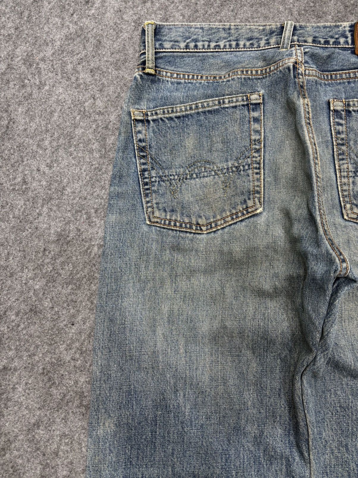 Edwin Vintage Edwin 505X Rusty Medium Wash Selvedge Denim F686 Size US 30 / EU 46 - 12 Thumbnail