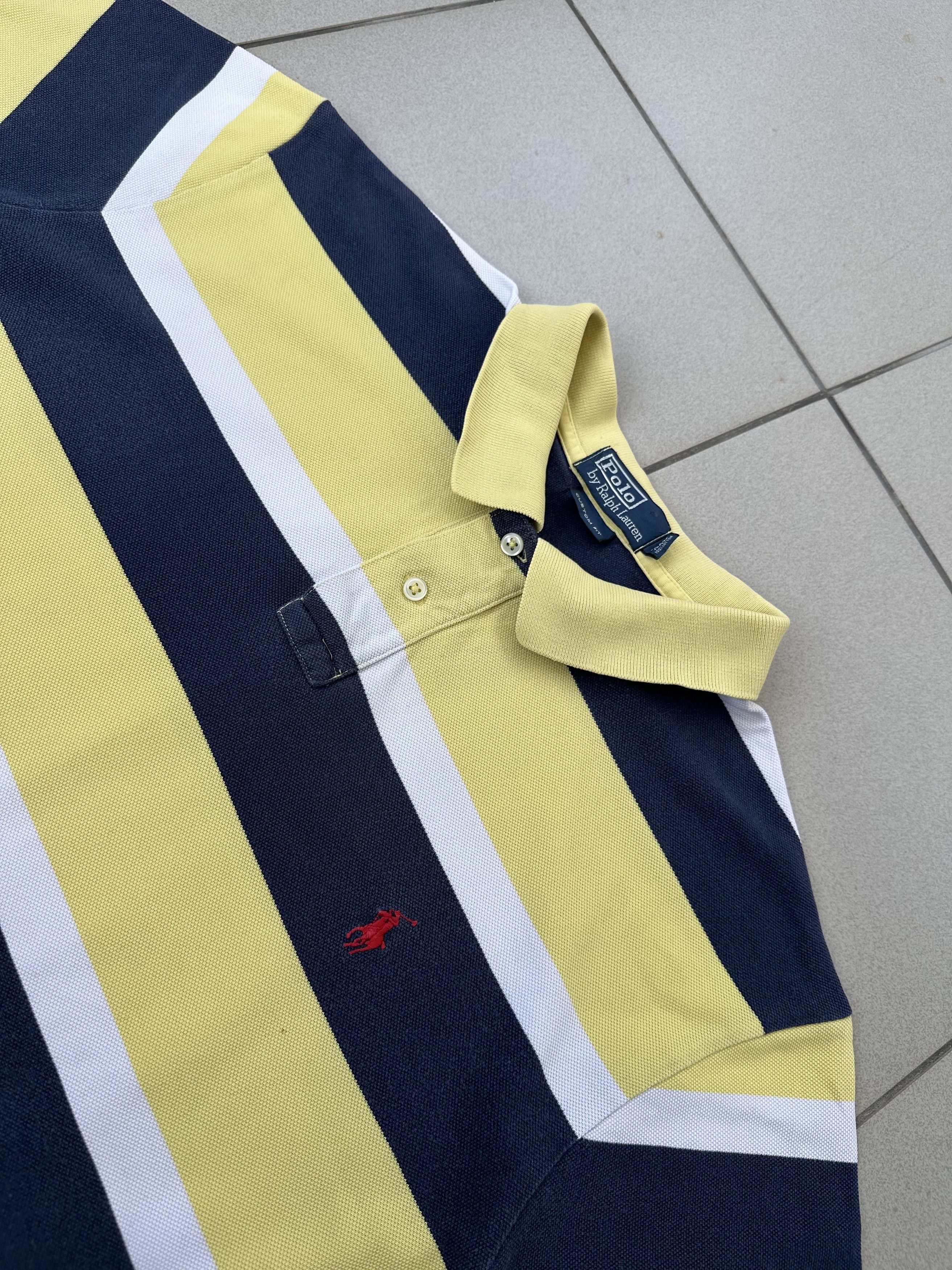 Polo Ralph Lauren × Vintage Vintage Polo Ralph Lauren Rugby striped 90s Size US XXL / EU 58 / 5 - 5 Thumbnail
