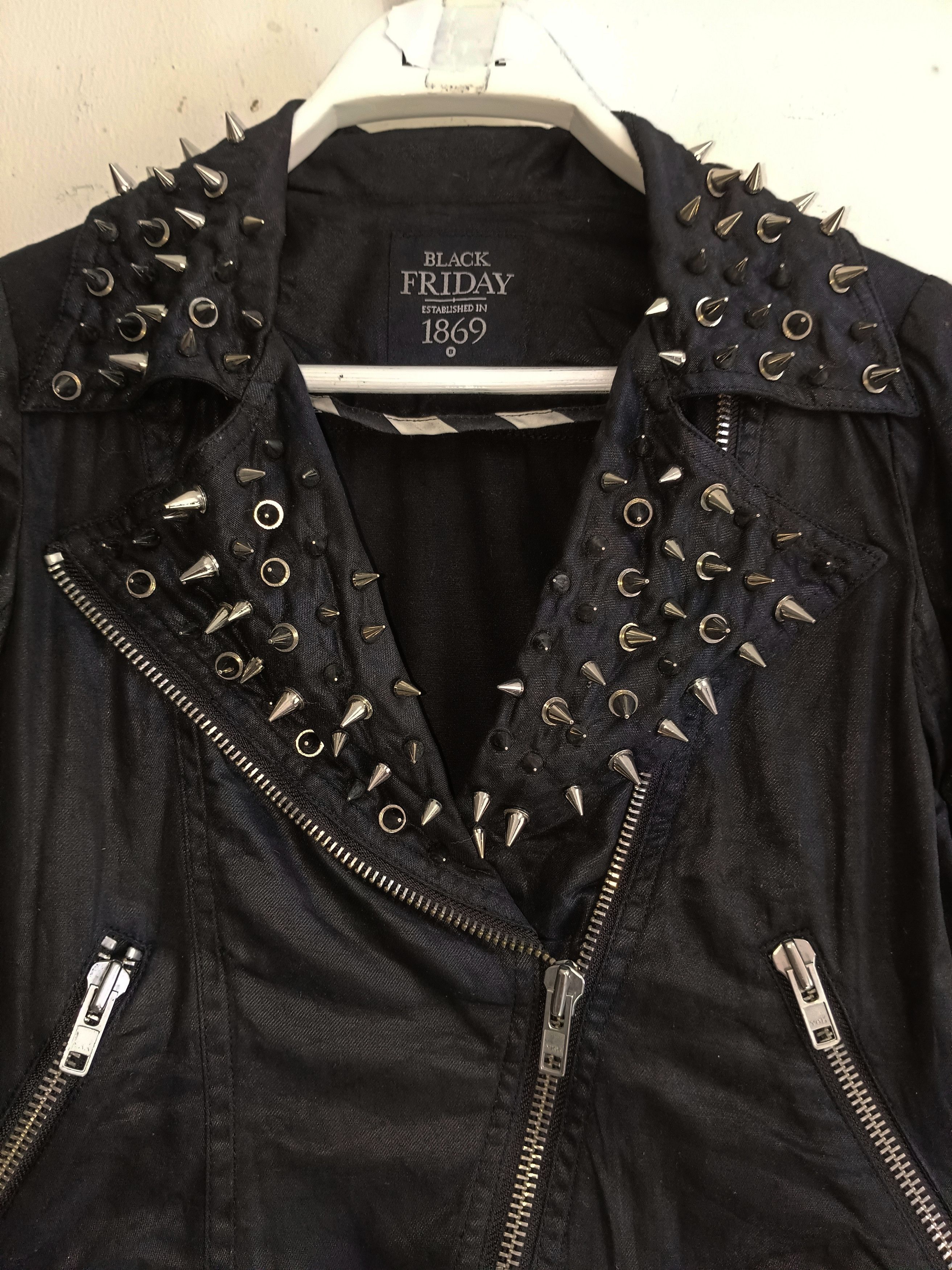 14th Addiction × If Six Was Nine × KMRii Vintage Black Friday studded jacket Size US L / EU 52-54 / 3 - 4 Thumbnail