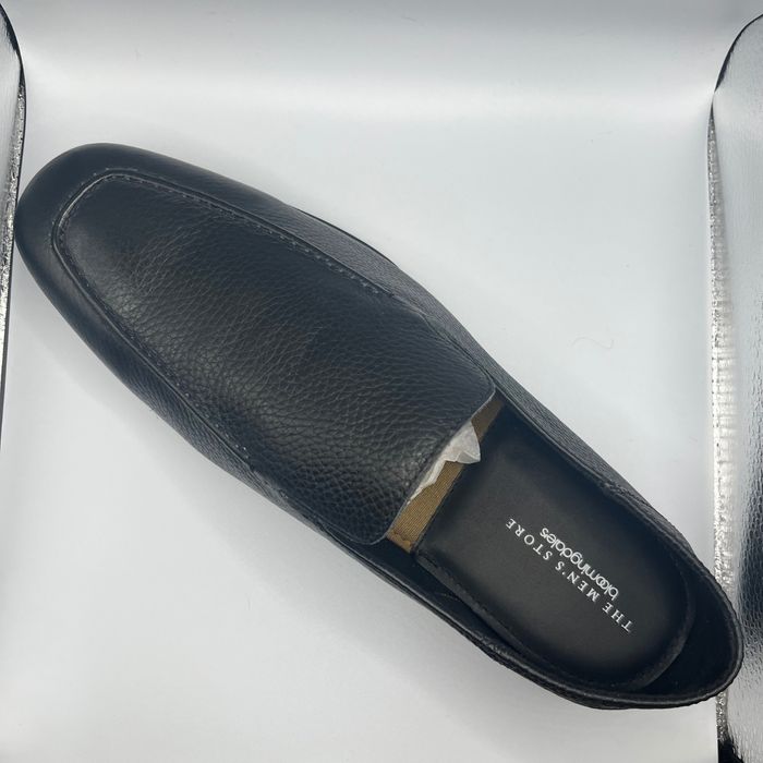 Bloomingdale's BLOOMINGDALES MENS STORE FLAT LAST PUSH DOWN BLACK