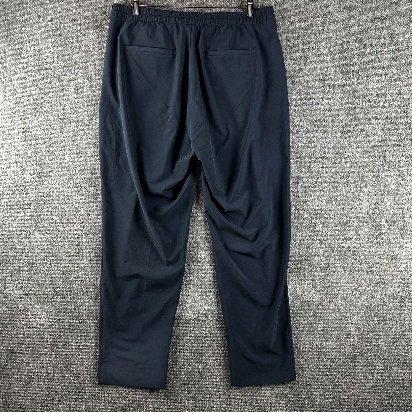 Banana Republic Banana Republic Pants Womens Large Blue Stretch Flat Front Zip Fly Elastic Waist Classic Modern Size 36" / US 14 / IT 50 - 6 Thumbnail
