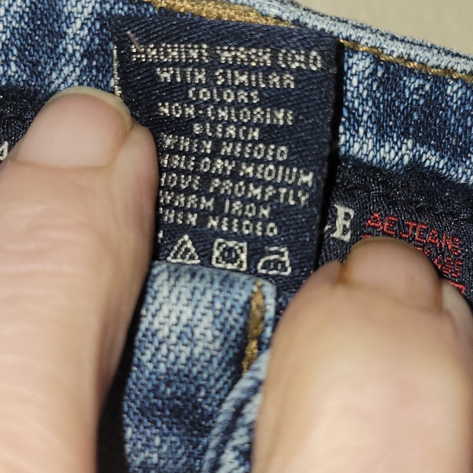 American Eagle Outfitters American Eagle Jean Skirt Size 10 Pockets Side Slits Size 32" / US 10 / IT 46 - 7 Thumbnail