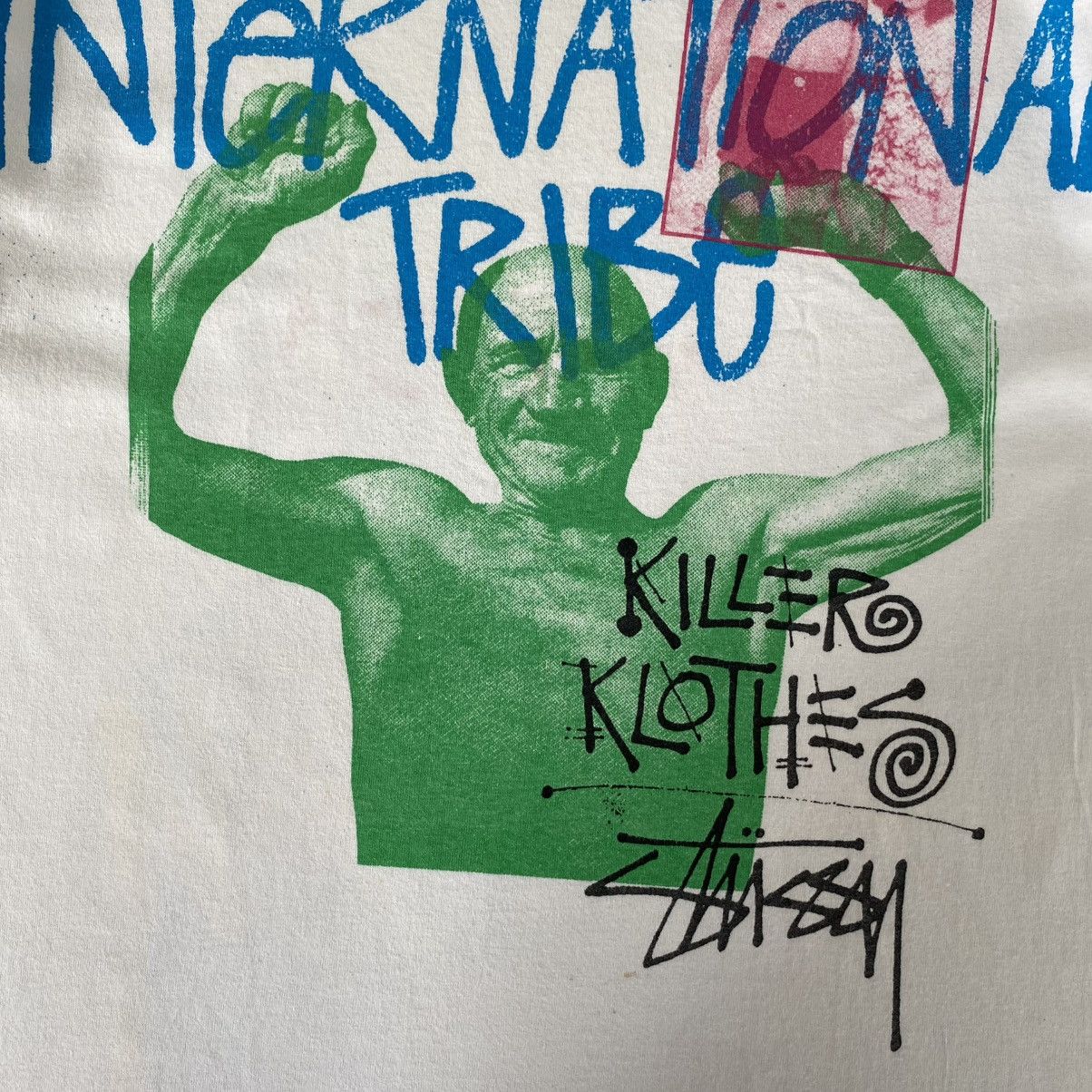 Stussy Vintage Y2K 00’s Stussy International Tribe Graphic Tee Size US M / EU 48-50 / 2 - 5 Thumbnail