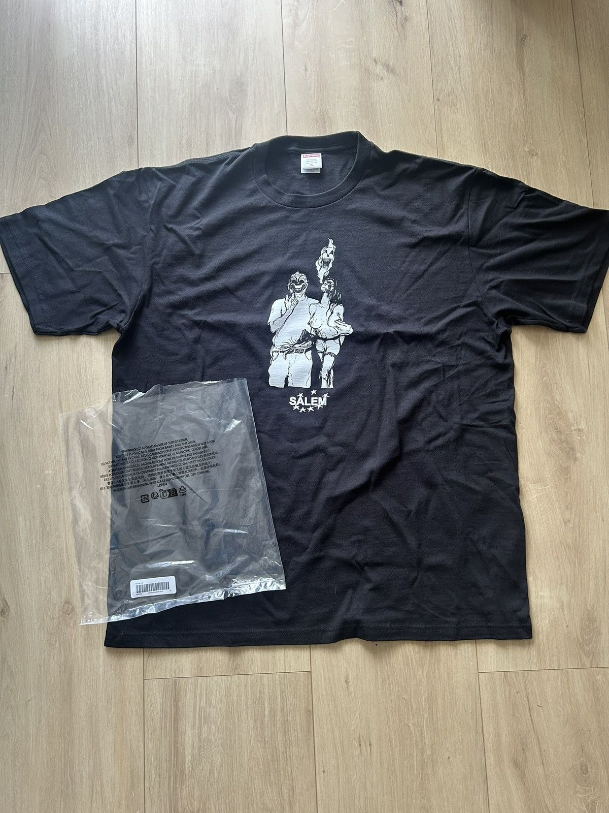 S4LEM S4LEM SALEM 2022 BLACK PUMPKIN T SHIRT | Grailed