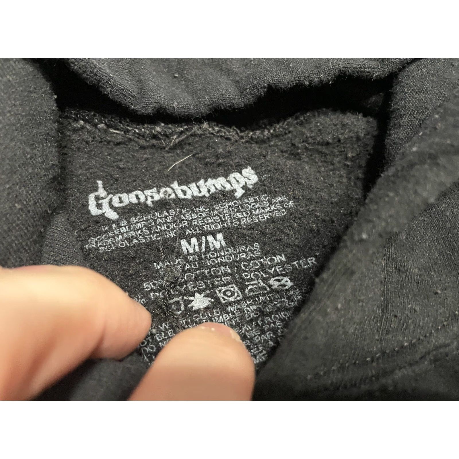 Vintage Goosebumps Hoodie Pullover Mens M Black Movie Streetwear Adult Medium Mens Size US M / EU 48-50 / 2 - 3 Thumbnail
