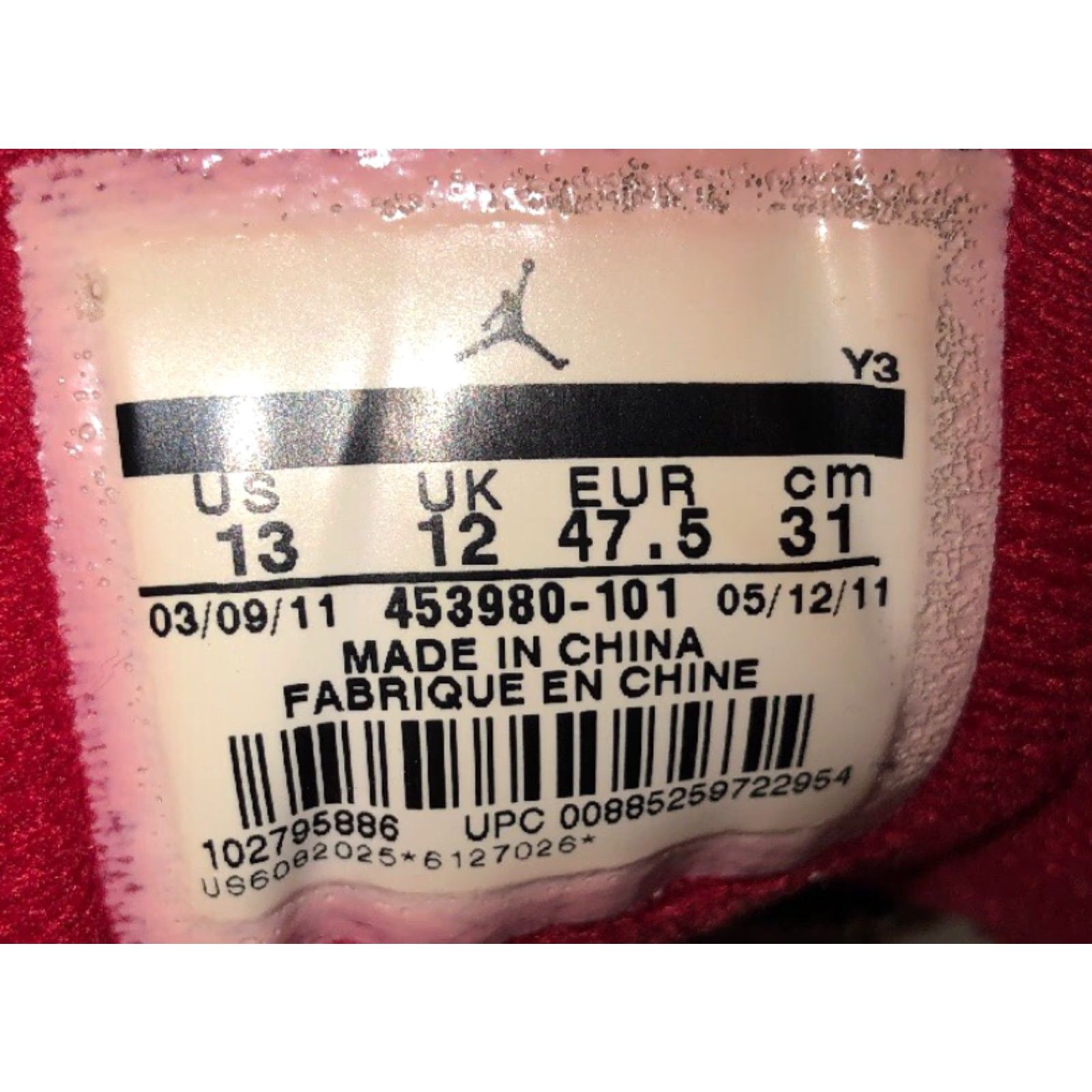 Jordan Brand Air Jordan Courtside White/Varsity Red/Navy Size 13 US Men's Shoes 453980 101 NO INSOLES Size US 15 / EU 48 - 6 Thumbnail