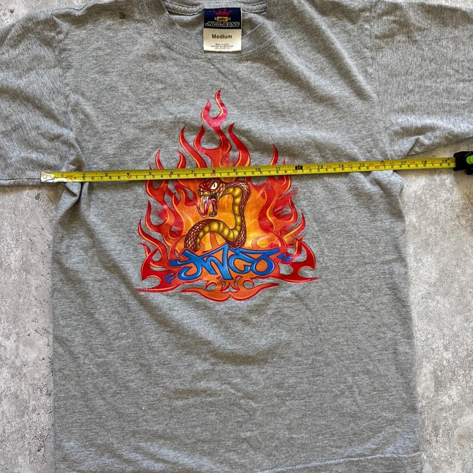 JNCO 90s Vintage JNCO Snake Graphic T-Shirt – Size Small Size US S / EU 44-46 / 1 - 5 Thumbnail