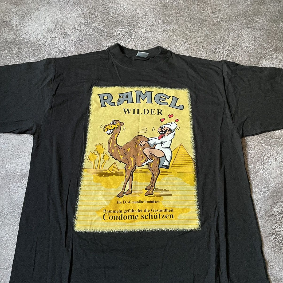Vintage Vintage Y2K Ramen Graphic Tee Sun Faded Streetwear Boxy XL Size US XL / EU 56 / 4 - 3 Thumbnail