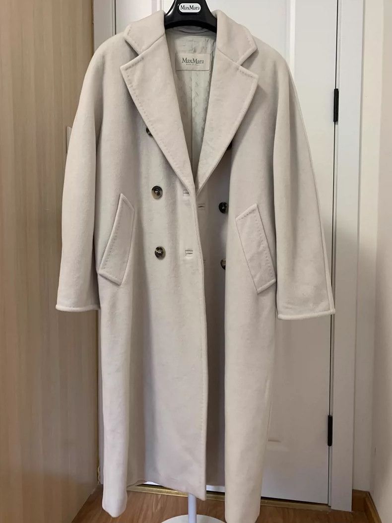 Max Mara Max Mara 101801 Coat, Rare Glacier White Size S / US 4 / IT 40 - 3 Thumbnail
