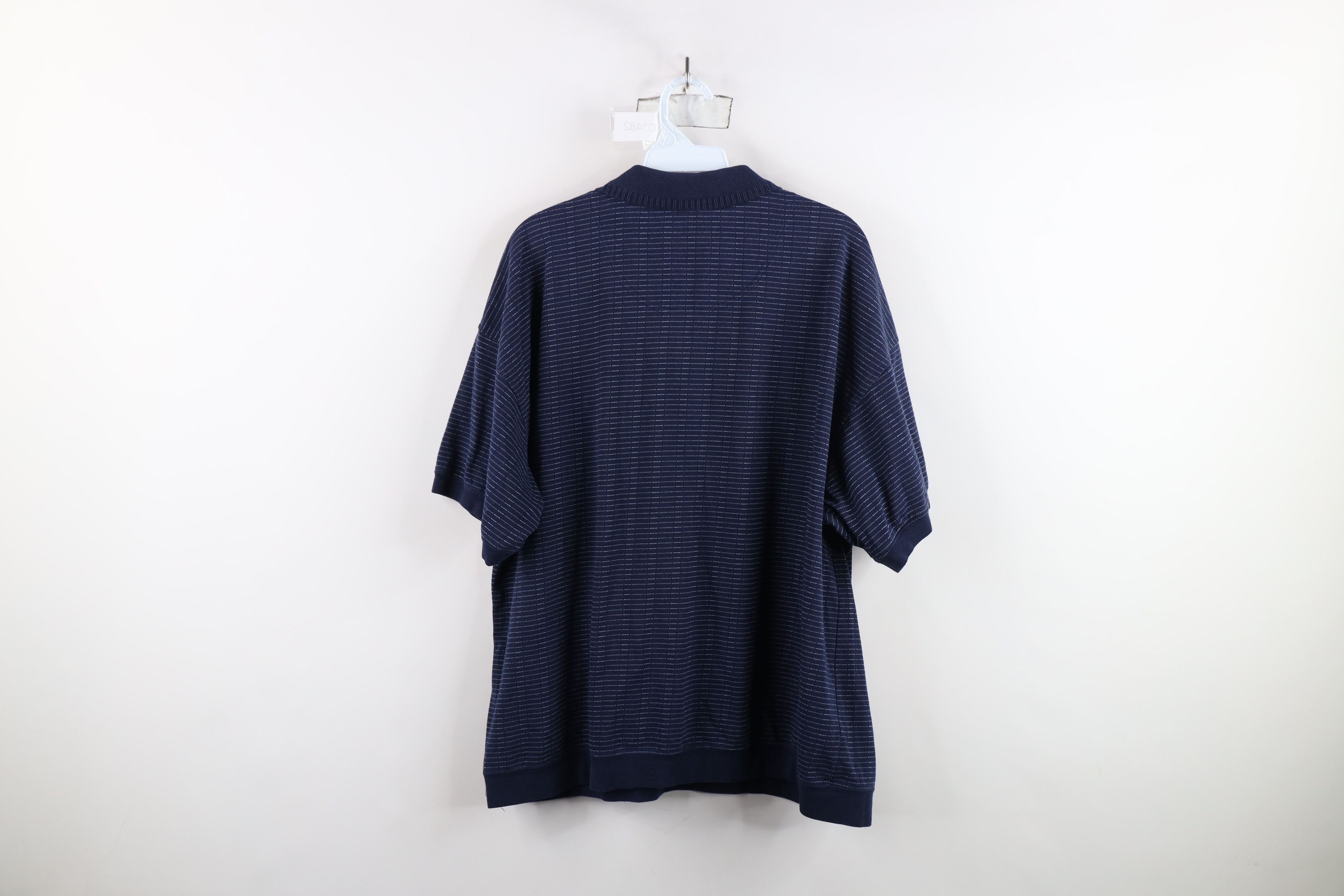 Vintage Vintage 90s Streetwear Striped Collared Pullover Polo Shirt Size US XL / EU 56 / 4 - 9 Thumbnail