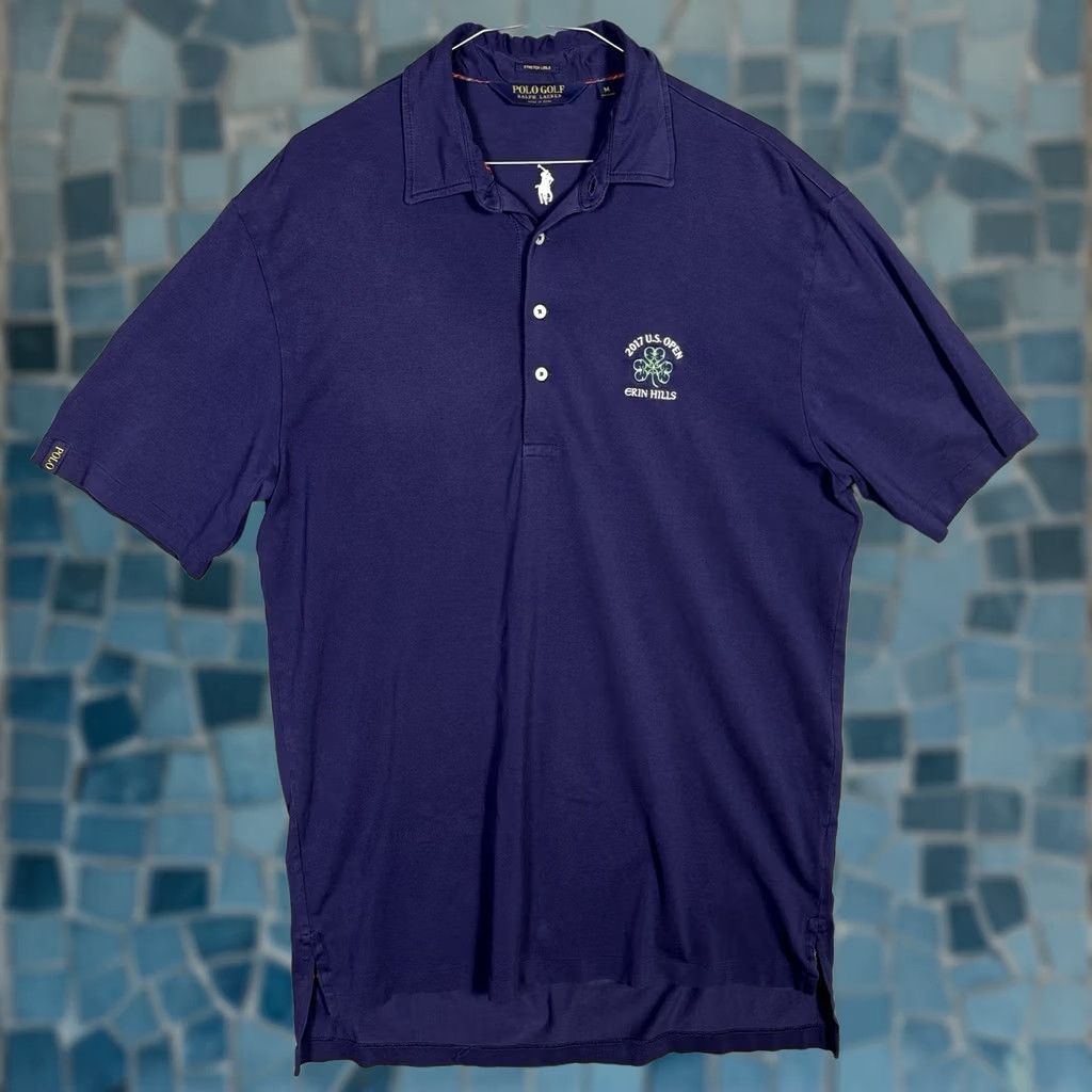 Ralph Lauren Polo Ralph Lauren Mens M Golf Shirt 2017 Erin Hills US Open Stretch Lisle Pima Size US M / EU 48-50 / 2 - 1 Thumbnail