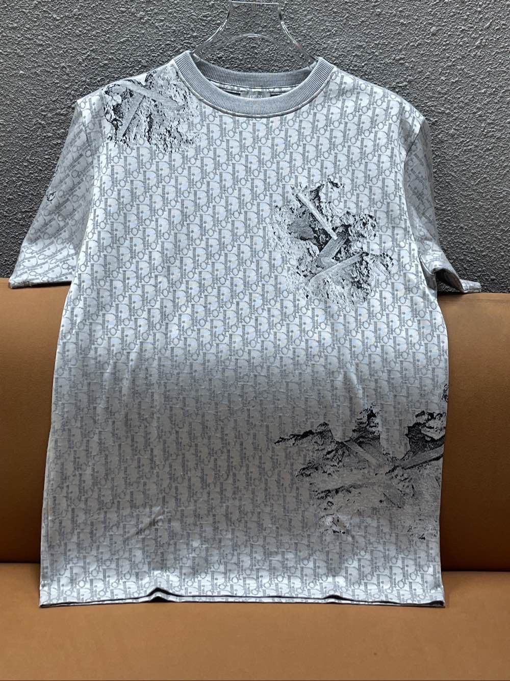 Dior Dior Oblique Pattern T-Shirt Size M Size US M / EU 48-50 / 2 - 1 Thumbnail