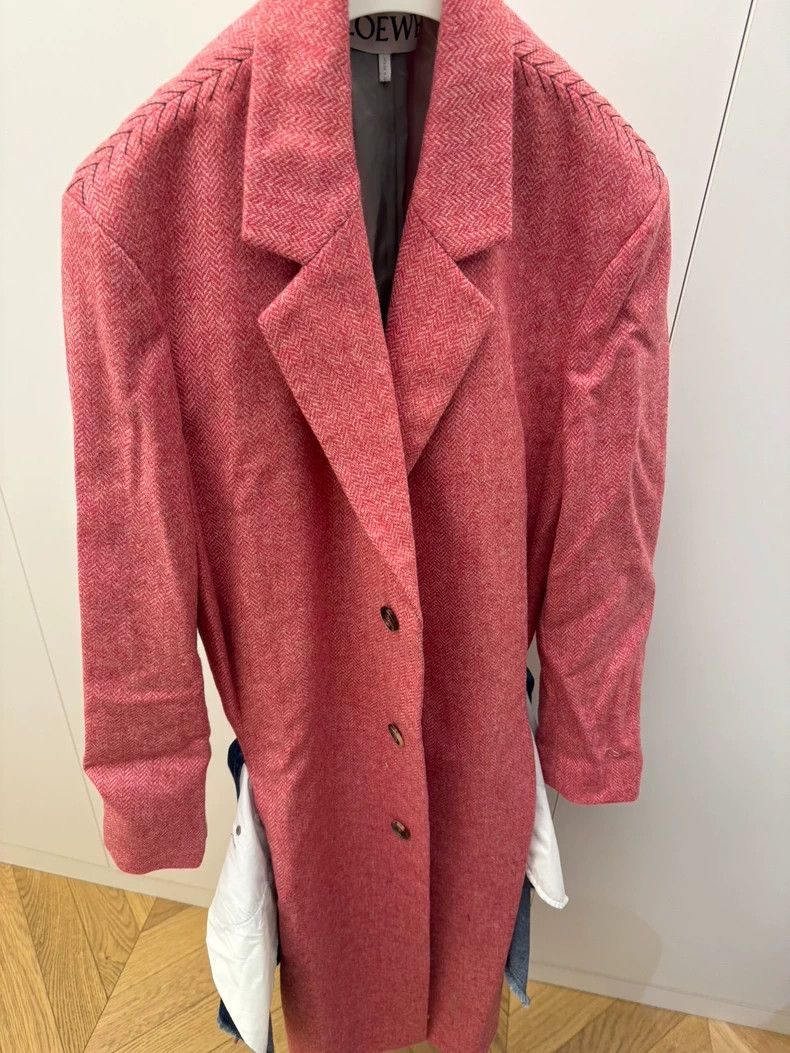 Loewe Loewe 22 autumn and winter out-of-print pink coat Size US M / EU 48-50 / 2 - 2 Thumbnail