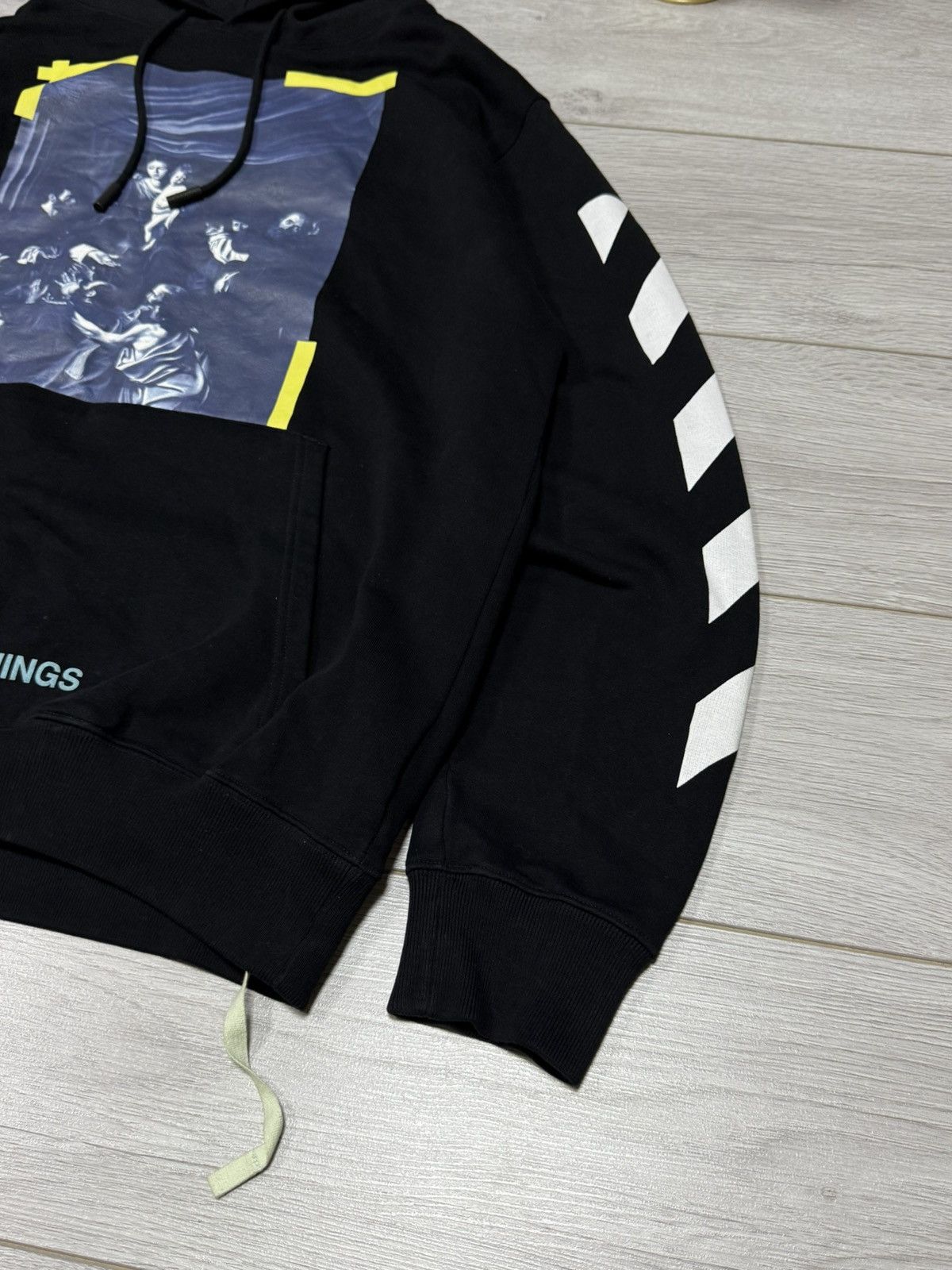Off-White Off White Caravaggio hoodie oversize arrow tape seeing Size US L / EU 52-54 / 3 - 4 Thumbnail