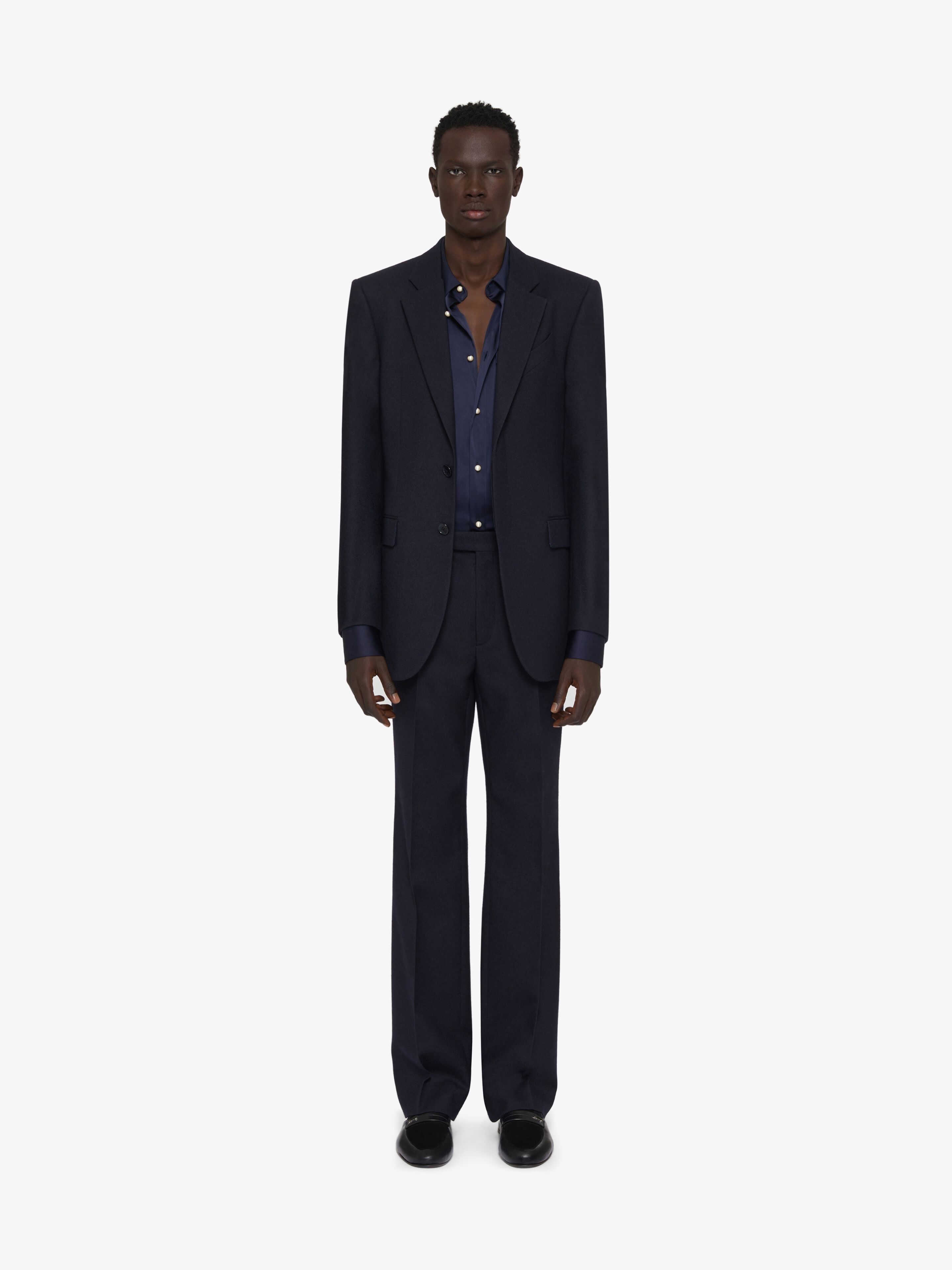 Givenchy oc11z0725 Shirt in Silk in Blue Size US M / EU 48-50 / 2 - 2 Thumbnail