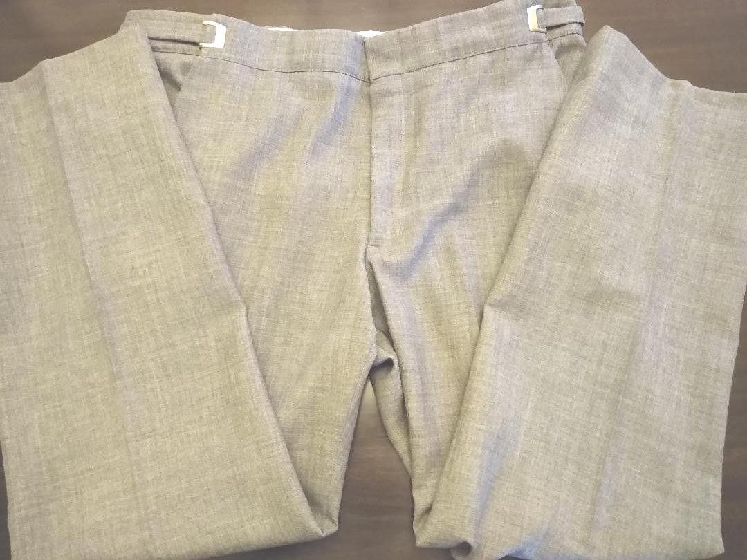 Pierre Cardin Vintage English Gray Wool Morning Suit Size 42R - 4 Thumbnail