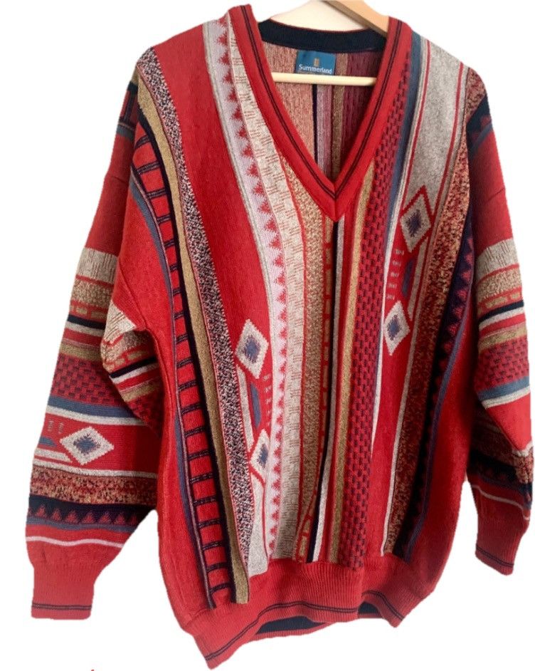 Designer × Vintage Vintage Retro 2000s Summerland Knitted Sweater - Size XL Size US XL / EU 56 / 4 - 1 Thumbnail