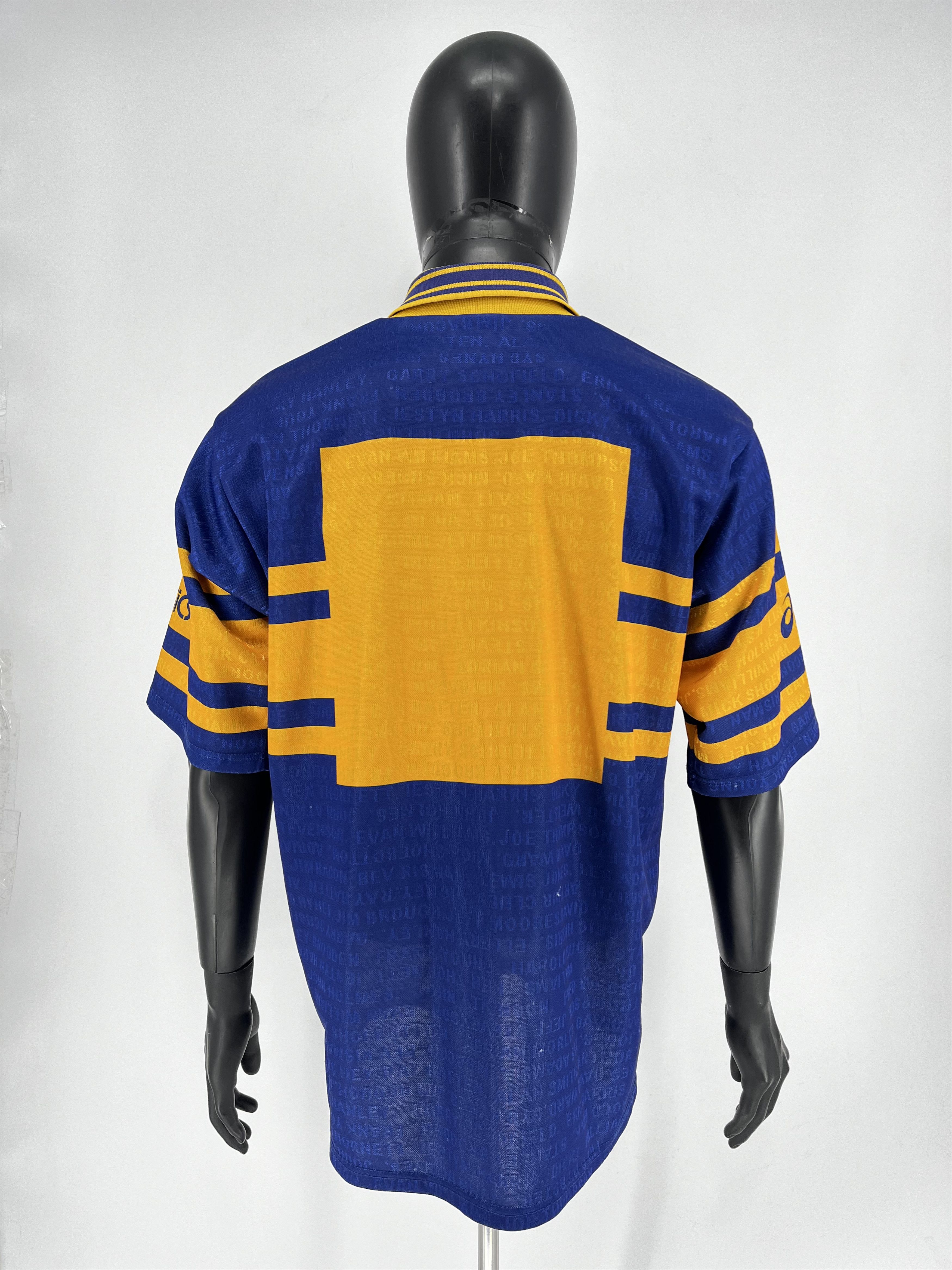 Asics × Vintage Vintage Leeds Rhinos Home Rugby Shirt Jersey ASICS Size US L / EU 52-54 / 3 - 11 Thumbnail