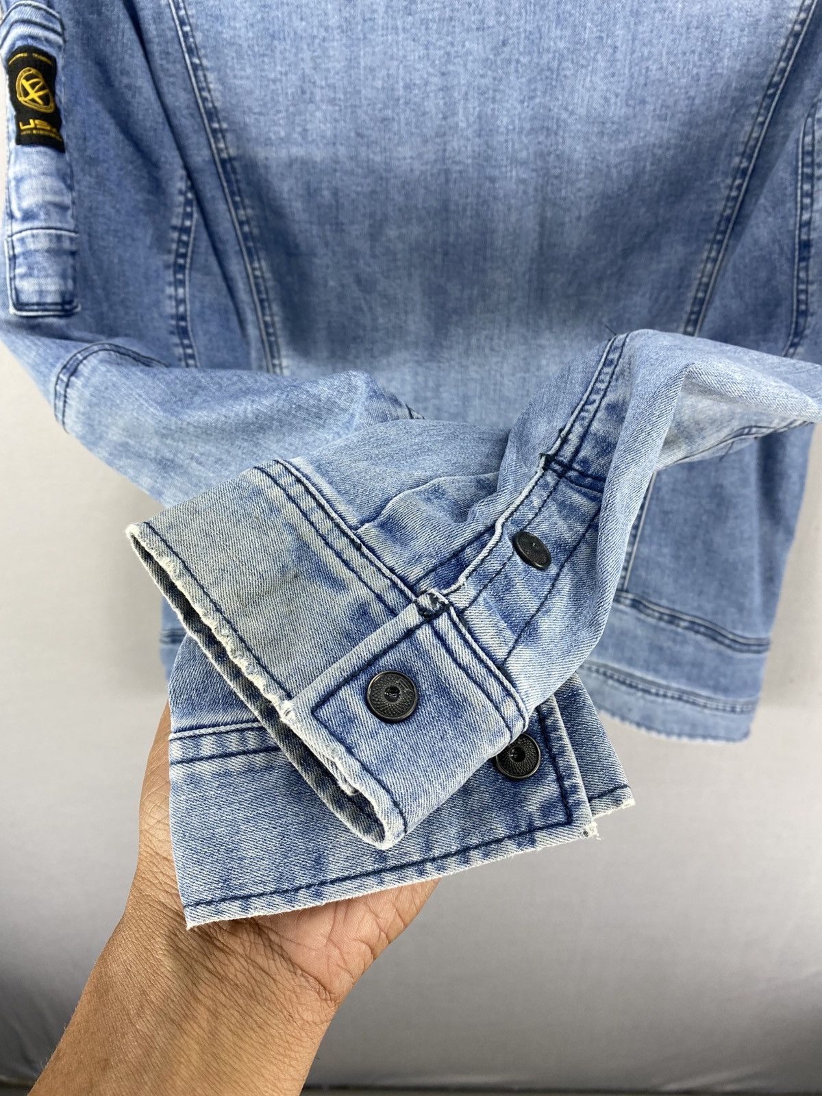 Japanese Brand Vintage Y2k Even River Denim Work Wear Jacket Size US S / EU 44-46 / 1 - 9 Thumbnail