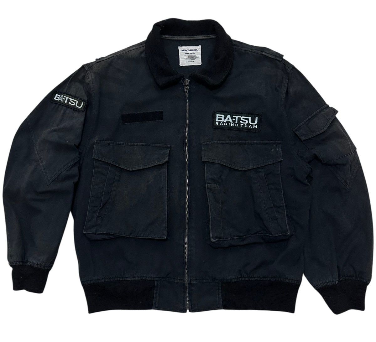Japanese Brand RARE ‼️BA-TSU RACING TEAM TACTICAL BOMBER JACKET Size US M / EU 48-50 / 2 - 1 Thumbnail