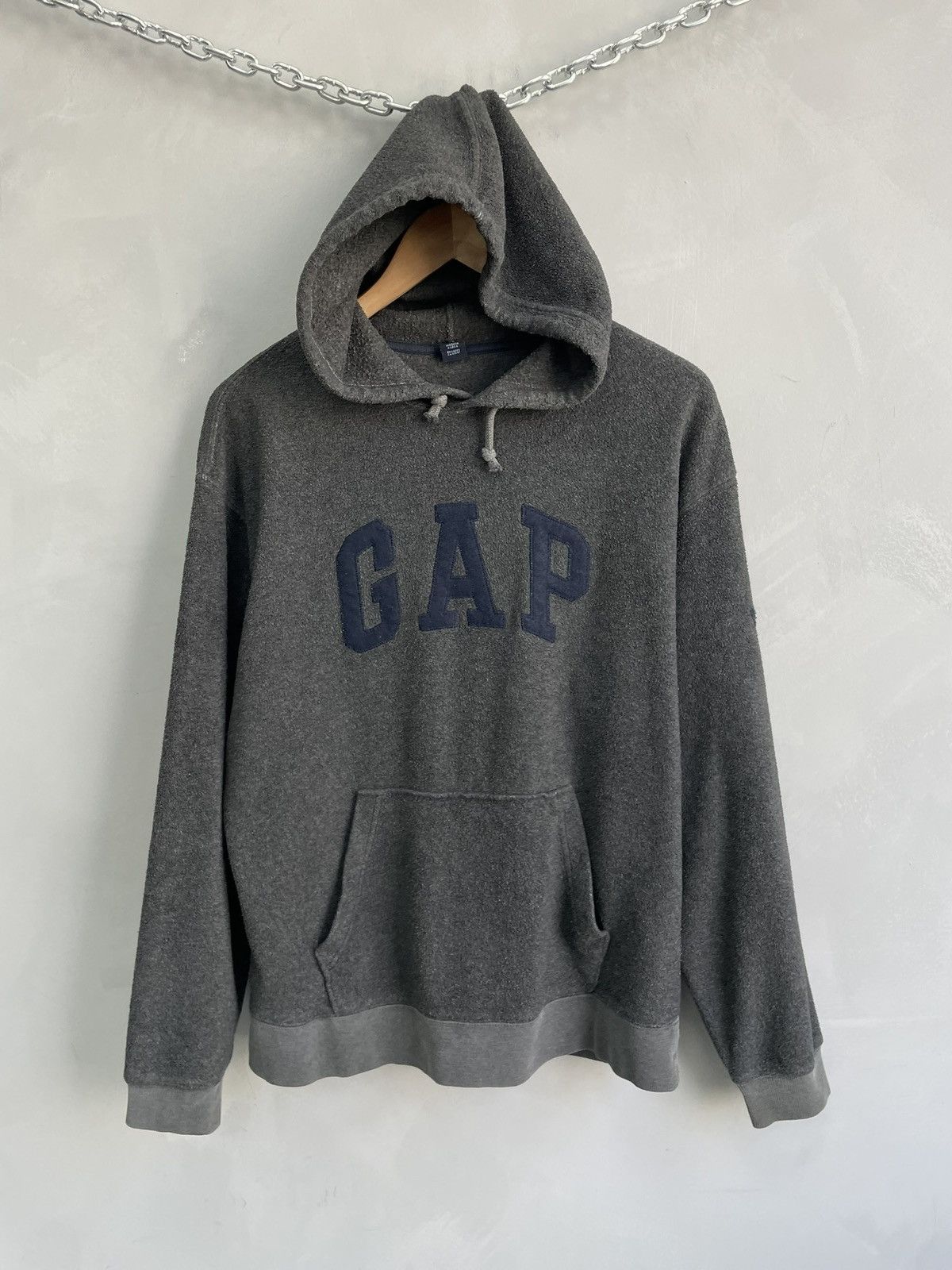 Gap Retro Gap fleece hoodie big logo y2k Size US M / EU 48-50 / 2 - 1 Thumbnail
