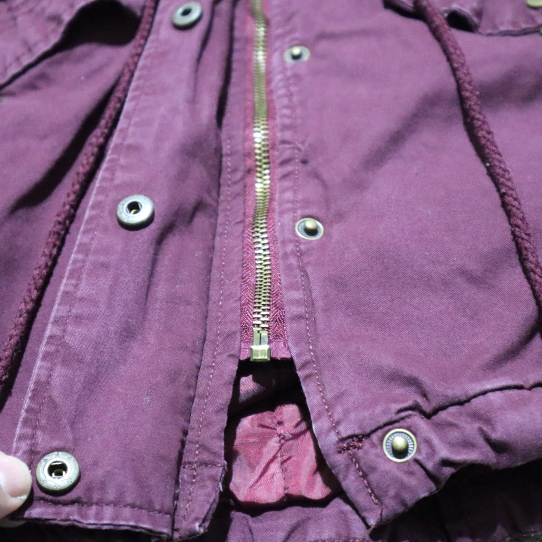 Vintage Charlotte Russe Jacket Women XS Purple Button Zip Outdoor Coat Adult Regular Size XS Size XS / US 0-2 / IT 36-38 - 4 Thumbnail