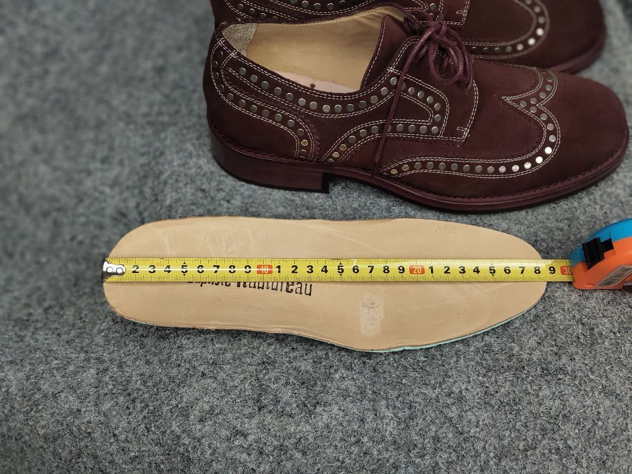 Jean Baptiste Rautureau Rare Jean Baptiste Rautureau suede leather Brogues Shoes Size US 7 / EU 40 - 22 Thumbnail