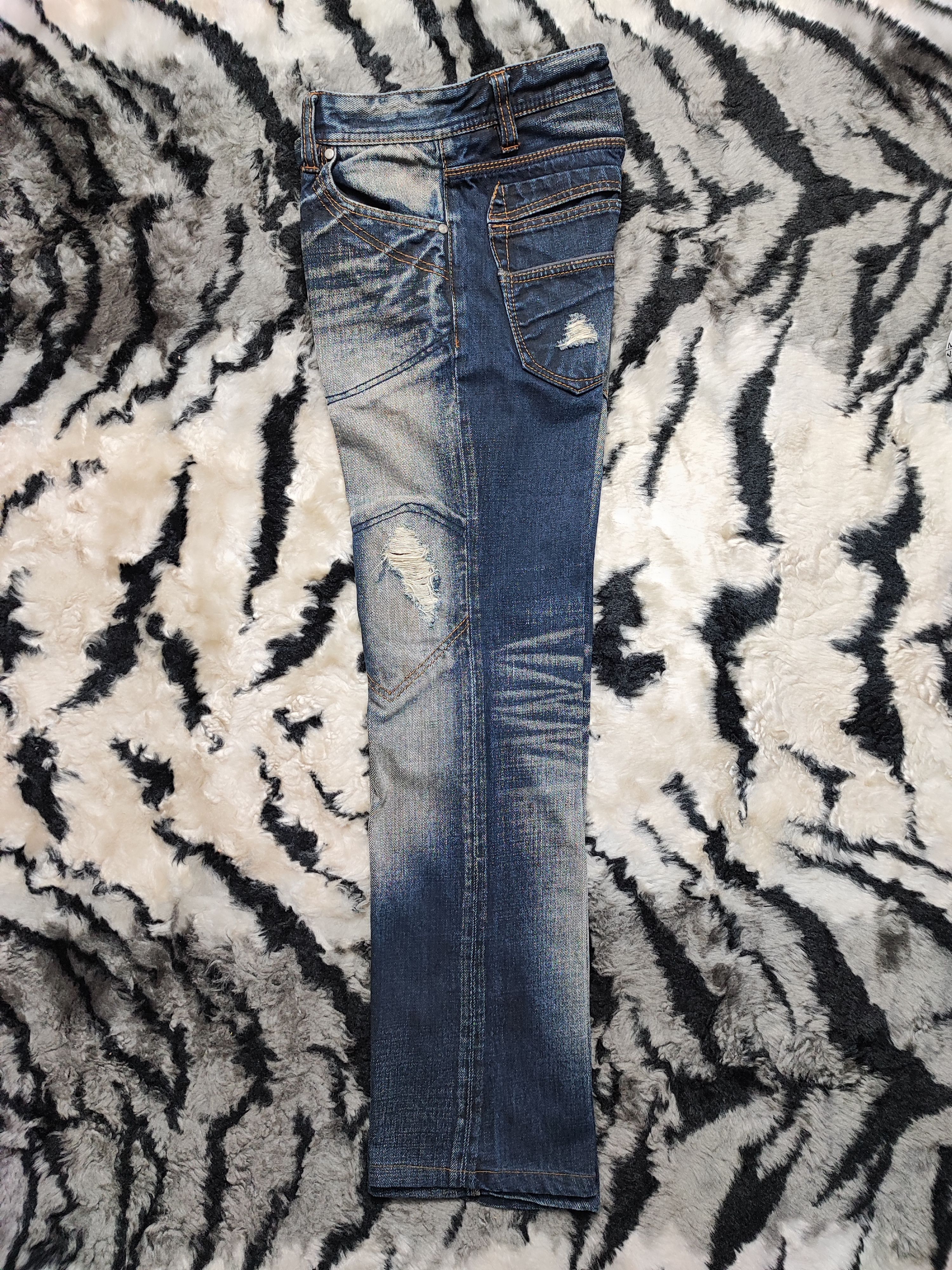 Tornado Mart Nicole Hideaways Rusty Distress Double Knee Size US 29 - 17 Thumbnail