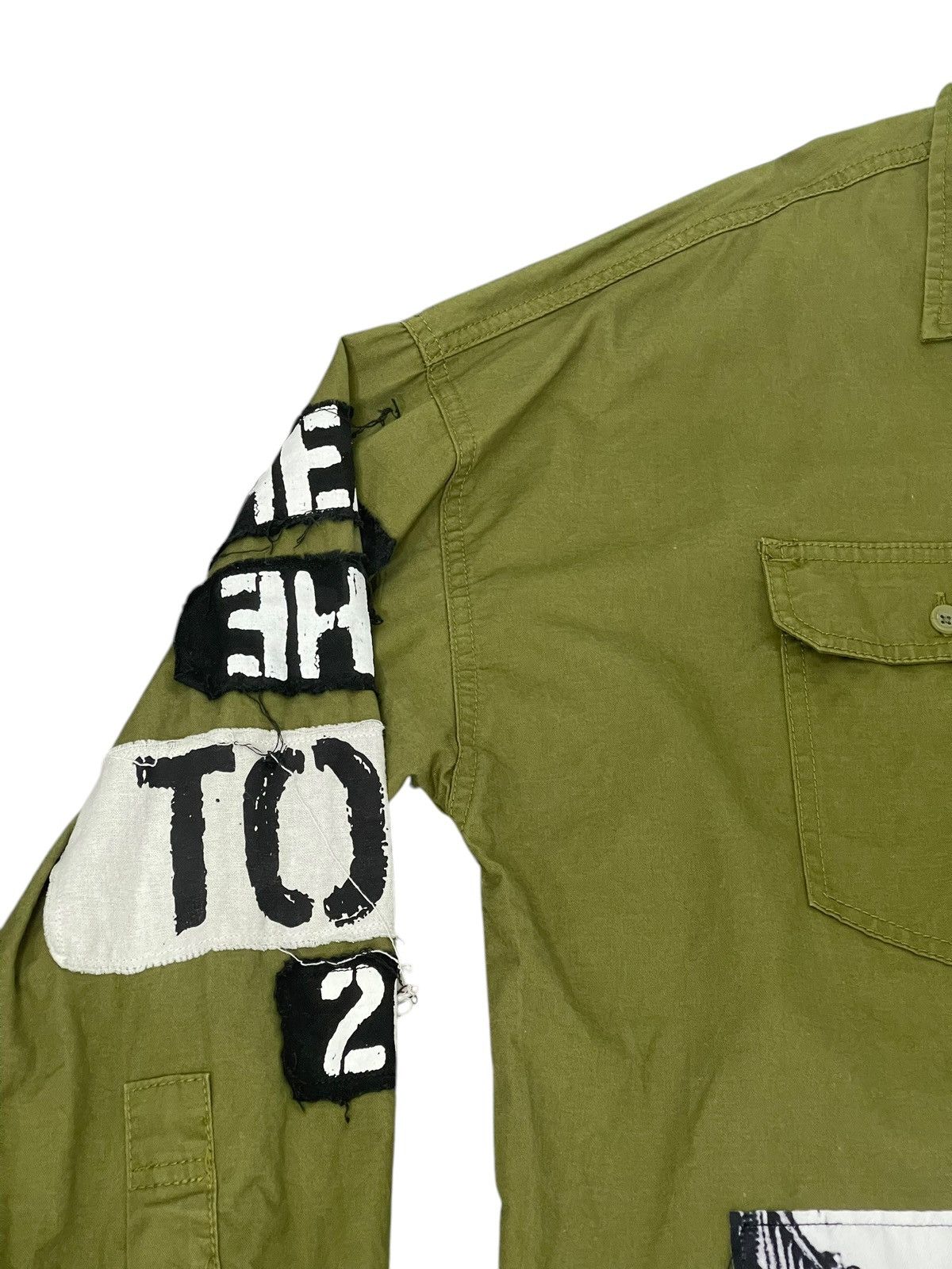Japanese Brand Anarchy Bike Star Military Poem Shirt 6🟩7 Size US XL / EU 56 / 4 - 5 Thumbnail