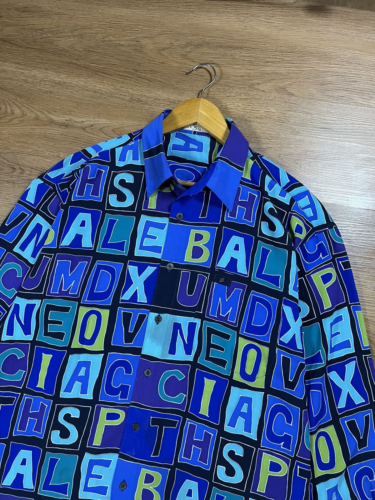 Balenciaga Balenciaga printed shirt Size US L / EU 52-54 / 3 - 2 Thumbnail