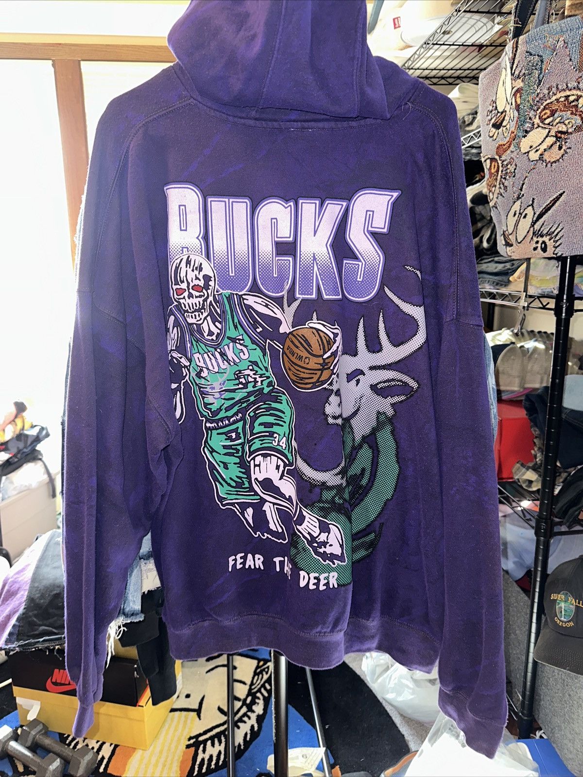 Warren Lotas Fear the Deer Warren Lotas Hoodie Size US XL / EU 56 / 4 - 2 Thumbnail