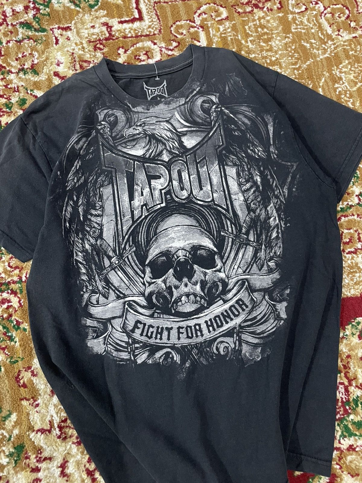 Tapout Vintage Y2k Tapout Grunge Emo Skull Size US L / EU 52-54 / 3 - 3 Thumbnail