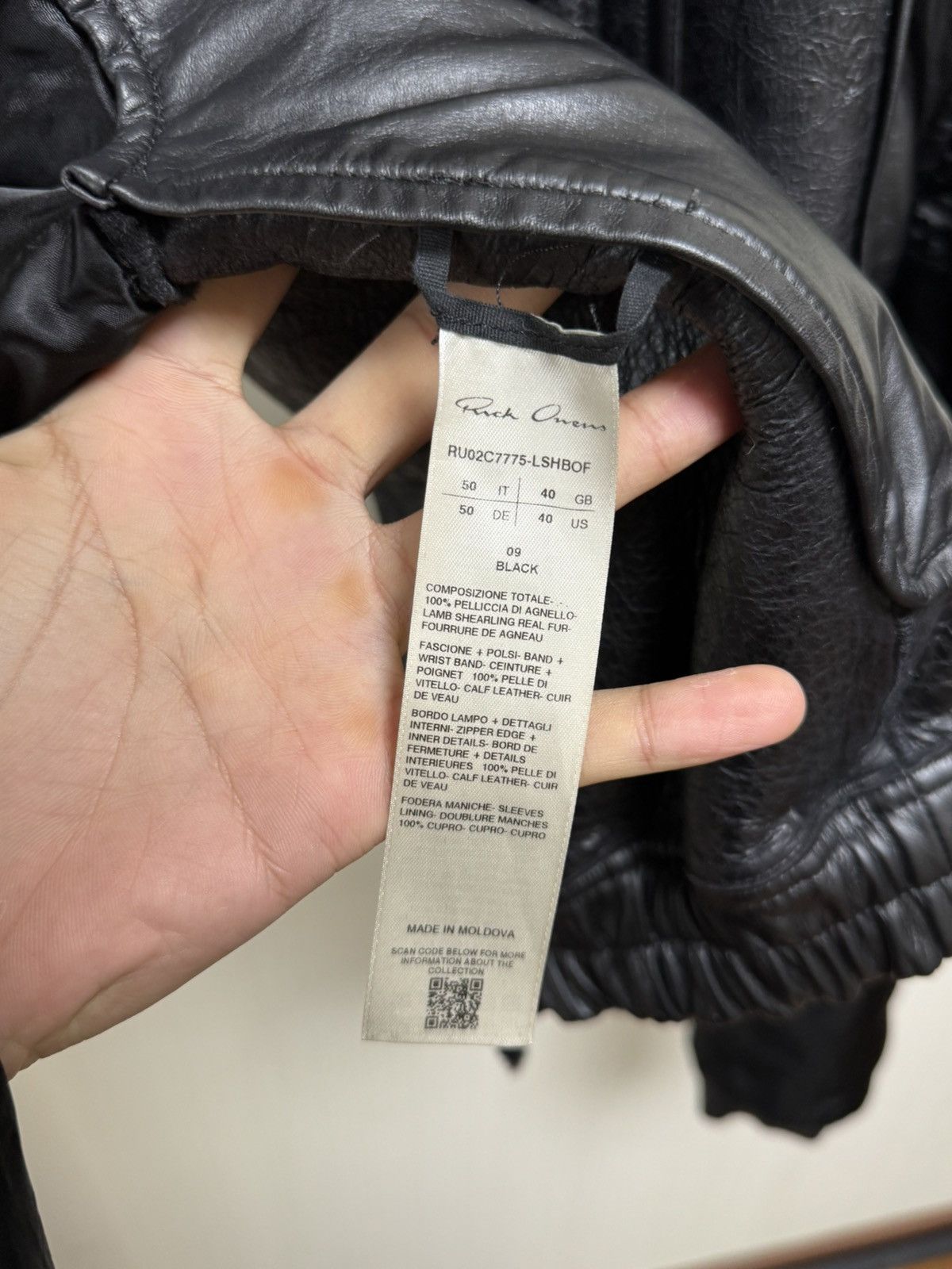 Rick Owens Rick owens Alice EDFU leather jacket Size US M / EU 48-50 / 2 - 8 Thumbnail